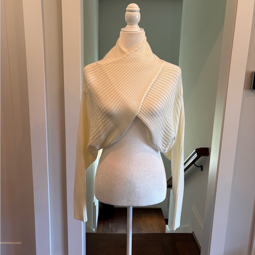 Elegant Cream Sweater/Shrug